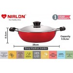 NIRLON Aluminium 3 Layer Superior Nonstick Coating Kitchenware Set for Kitchen -10 Pieces [DKD(J)_AC_AP7_AP12_UP7_TP22_GP22_3SPN]