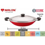 NIRLON Aluminium 3 Layer Superior Nonstick Coating Kitchenware Set for Kitchen -10 Pieces [DKD(J)_AC_AP7_AP12_UP7_TP22_GP22_3SPN]
