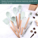 Silicone Cooking Utensils 9PCS/Set Silicone Cooking Utensils Kitchenware Blue Kitchen Tool (Storage Bucket Not Included)