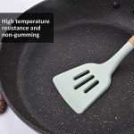 Silicone Cooking Utensils 9PCS/Set Silicone Cooking Utensils Kitchenware Blue Kitchen Tool (Storage Bucket Not Included)