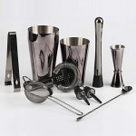 Kitchenware Gadgets Stainless Steel Electroplate Cocktail Shaker Mixer Tools Set, Capacity: 700/600ml Kitchenware Gadgets