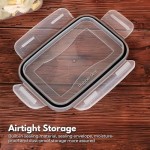 GOMINIMO Airtight Food Storage Containers with Lids, 7 pcs Pantry Storage Containers, BPA Free Food Canister for Dry Food, Cereals, Flour, Sugar, Ideal for Storage & Dishwasher Safe
