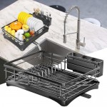 Large Dish Drying Rack, Dish Rack, Metal Dish Rack, Rustproof Dish Rack, Kitchen Drying Rack, Utensil Holder, Kitchenware Rack, Utensils Drying Holder Rack