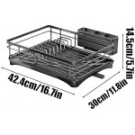 Large Dish Drying Rack, Dish Rack, Metal Dish Rack, Rustproof Dish Rack, Kitchen Drying Rack, Utensil Holder, Kitchenware Rack, Utensils Drying Holder Rack