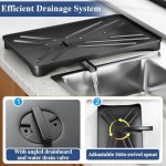 Large Dish Drying Rack, Dish Rack, Metal Dish Rack, Rustproof Dish Rack, Kitchen Drying Rack, Utensil Holder, Kitchenware Rack, Utensils Drying Holder Rack