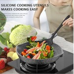 Silicone Cooking Utensils Set - 446°F Heat Resistant Kitchen Utensils,Turner Tongs,Spatula,Spoon,Brush,Whisk.Kitchen Utensil Gadgets Tools Set for Nonstick Cookware.Dishwasher Safe (BPA Free)
