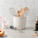 Chef Pomodoro Kitchen Whisk 3-Piece Set, Stainless Steel Wire Balloon Whisk Utensil, Baking Wisk Kitchenware Cooking Tool