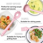 Umite Chef Kitchen Utensils Set, 22Pcs Silicone Cooking Utensils Set, Heat Resistance Silicone Ktchen Spatulas Set with Holder, Cooking Gadgets Tools Set for Nonstick Cookware, Dishwasher Safe(Pink)