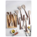 Generic 11 Pcs Kitchen Utensils Set, 446oF Heat Resistant And Nonstick, Utensil Set with Holder, Nonstick Kitchenware Silicone Cooking Utensil Set, Non Toxic & BPA-Free, medium, Khaki, MS267