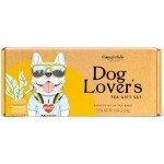Thoughtfully Gourmet, Dog Lover’s Tea Gift Set, Includes 24 Teas in 6 Flavours with Stylish Dog Art and Fun Quotes for Dog Moms and Dog Dads, Set of 24