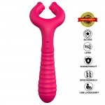 Factory's new product 12 frequency Olaf double head vibrating massage stick for women's masturbation equipment for men's prostate massage