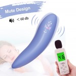 Fully adhesive waterproof, silent and vibrating egg jumping female masturbator for boneless wearing, invisible chest massager for going out