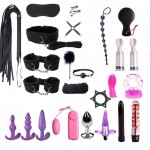 Fun Bed Strap and Anal Plug Combination Adult Fun Set Couple Fun Toys Fun Sex Products Playing Card