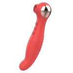 Allowing suction double head vibrating massage stick for women's sexual pleasure and masturbation products, masturbation equipment, sexual pleasure massage stick cannon machine