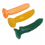 Banana, corn, cucumber, fruit and vegetable adult fun series wholesale adult sex toys, anal plug massage stick