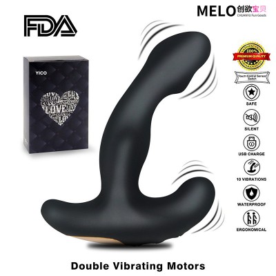 Dual vibration remote controlled backyard massage stick, vibration stick, sex and masturbation device, female sex products, adult sex products