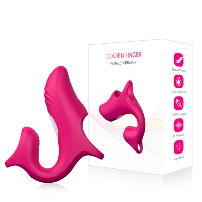 Fun Gold Finger Shake Adult Sex Female Masturbation Device Tidal Blow Stick Female Vibration Stick Female Masturbation Device