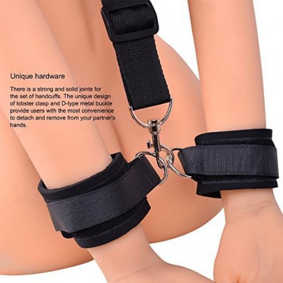 SM Leather Fun Anti handcuffs Binding Straps Backhand Mouth Plug Couple flirting Supplies Wholesale