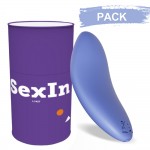 Fully adhesive waterproof, silent and vibrating egg jumping female masturbator for boneless wearing, invisible chest massager for going out