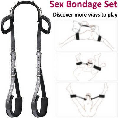 Upgraded version of M leg fun split leg strap binding and binding strap set for couples' sexual products, love and easy to wear