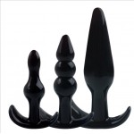 Hot selling foreign trade sexy anal plug 7-piece set for women's masturbation sex products silicone anal plug anal set