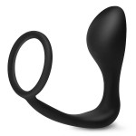 G-spot vestibular prostate massager, male anal plug, silicone anal masturbation rod, lock ring, adult sex toy
