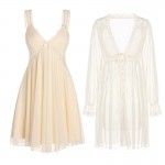 Guiruo Brand Sexy Plus Chest Pad Gathering Pajamas Palace Style Pure Desire Mesh Outer Robe Home Fur Set P2549