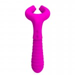 Factory's new product 12 frequency Olaf double head vibrating massage stick for women's masturbation equipment for men's prostate massage