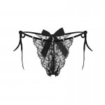 Guiruo Spring/Summer Fun Lingerie Sexy Bow Knot Low Waist Lace up Solid Color Underwear Tee Pants Accessories Sent on behalf of 2119