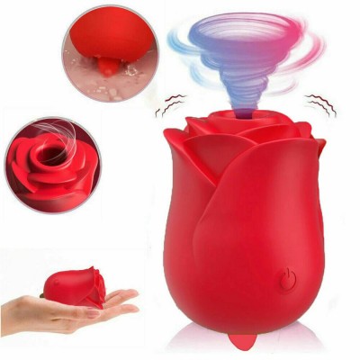 Rose Sucking Shaker to tease Egg Jumping Women's Fun Masturbation Device Breast Massager to Shake Breast and Inhale Yin for Adults