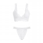 Guiruo Fun Lingerie Sexy Lace and Chest Cushion Three Point Small Chest Gathering Outer Robe Perspective Temptation Uniform Fury Set Guiruo Fun Lingerie Sexy Lace and Chest Cushion Three Point Small Chest Gathering Outer Robe Perspective Temptation Uniform Fury Set