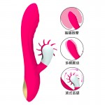 12 frequency wind and fire wheel rotating massage vibrator for women's silicone masturbation equipment, charging strong vibration vibrator factory goods