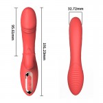 Factory's New Silicone Vibration Massage Stick Women's Fun Masturbation Appliance Tongue Add AV Vibration Stick Adult Fun