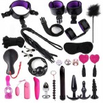 25 Piece SM Fun Strap Set Combination Adult Fun Binding Set Couple Flirting and Fun Supplies