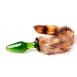 Fox tail, vestibular anal plug, dog tail, glass vestibular anal plug, anal pull bead, adult sex toy