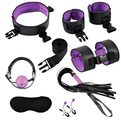 SM Fun Bed Strap Diving Material 8-Piece Set SM Prop Binding and Binding Adult Sexual Products for Men and Women