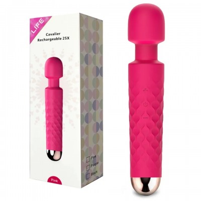 Single Knight USB Charging Dynamic Women's Dual Head AV Vibration Massage Stick Women's Fun Masturbation Appliance Sex Toy