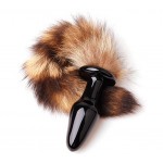 Fox tail, vestibular anal plug, dog tail, glass vestibular anal plug, anal pull bead, adult sex toy