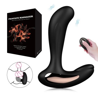 12 frequency wireless remote control vibration backyard massage stick for men's G-point fun toy adult fun massager