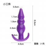 Fun anal plug 6-piece set anal plug, vestibular anal plug combination set, alternative female masturbation products, adult sex