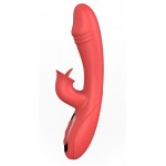 Factory's New Silicone Vibration Massage Stick Women's Fun Masturbation Appliance Tongue Add AV Vibration Stick Adult Fun