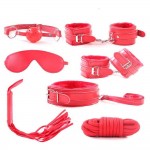 Fun Plush 7-Piece Set Thickened Leather Adult Toy Binding Binding Couple Alternative Sexual Products