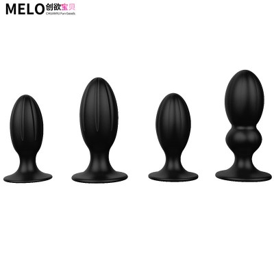 Mini fun silicone anal plug, anal whip, male and female universal flirting and masturbation device, vestibular anal plug toy, anal sex products