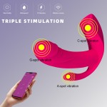 Fun Women Wearing Women's Vibration Masturbation Massager APP Bluetooth Remote Control Vibration Jumping Egg Invisible Wearing