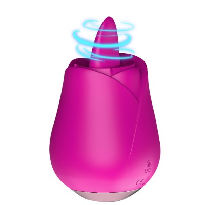 Rose vibrating and teasing massager for women, masturbation tool for women, teasing and fun products for women, tongue licking, vibrating and jumping eggs