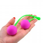Cherry vaginal dumbbells, silicone toys for women, masturbation equipment for women, health products, adult sex toys wholesale