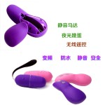 Fun Nightlight Egg Jumping Women's Wireless Remote Control Masturbation Device Silent Massage Egg Adult Wholesale