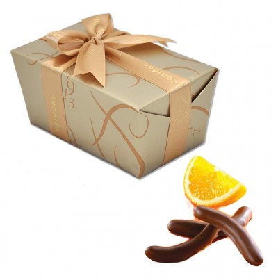 Leonidas Belgian Chocolates: 1 lb Signature Orangettes - Dark Chocolate Covered Orange Peel