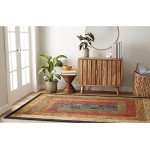 Home Dynamix Vega Modern Area Rug, Geometric Black/Brown/Red 7&#39;8&#34; X 10&#39;4&#34; Rectangle