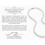 White Freshwater Cultured Pearl Necklace for Women in 18 Inch Length with 14K Gold and AAA Quality - THE PEARL SOURCE